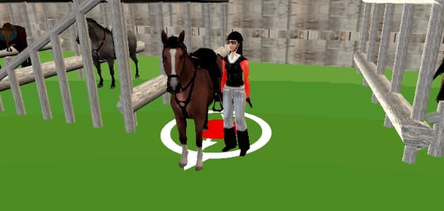 Saltos en caballo - Espectáculo en 3D