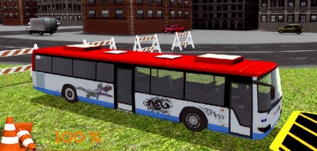 Autobus de la ciudad de Vegas - Simulador de aparcamiento