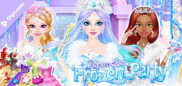 Fiesta congelada del salón de la princesa