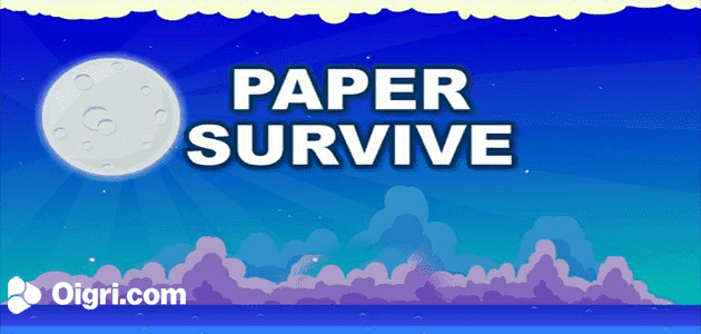 Vuelo de avión de papel para sobrevivir