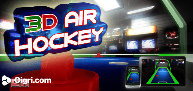 Hockey de aire en 3D