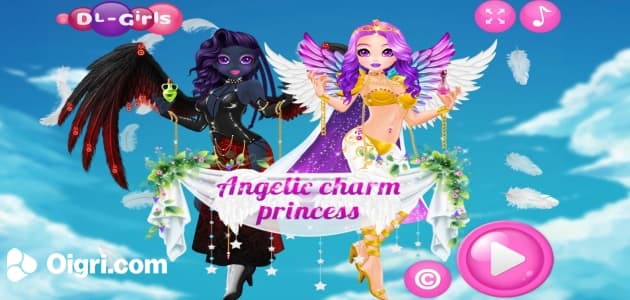 La princesa del encanto angélico