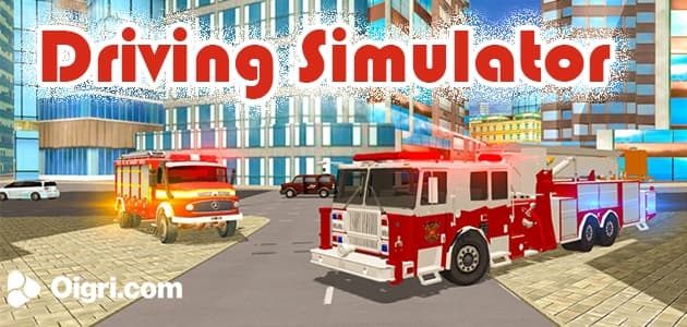 Simulador de conducción de camiones de rescate de la ciudad de los bomberos