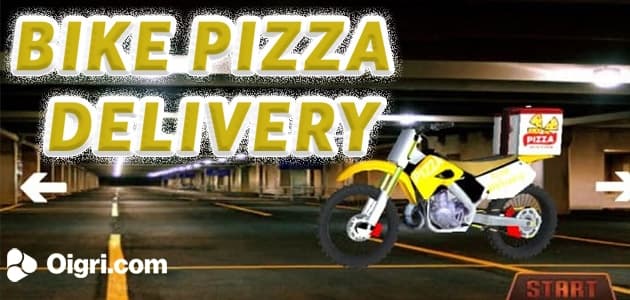La entrega de la pizza de la moto 2020