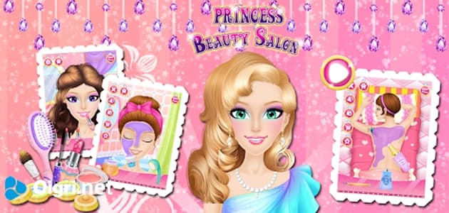 Salón de belleza de las princesas